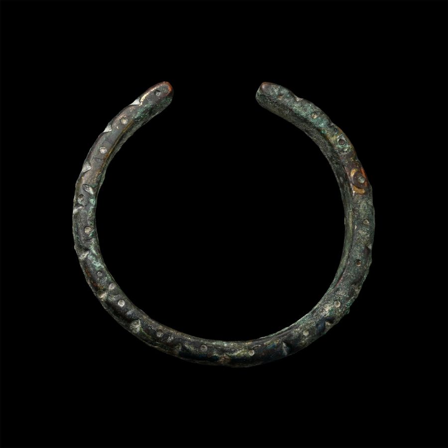 Large Bronze Age Decorated Bracelet