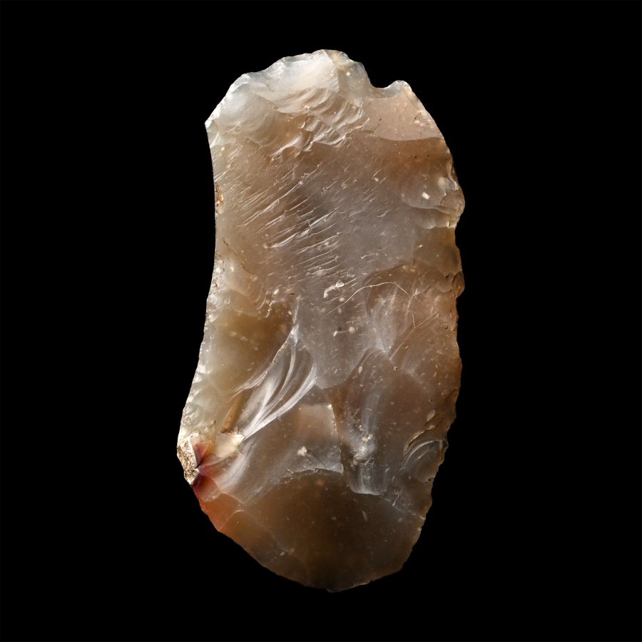 Icklingham British Stone Age Knapped Flint Scraper