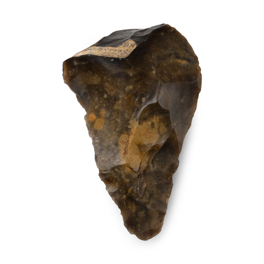 Swanscombe British Stone Age Knapped Ficron Handaxe