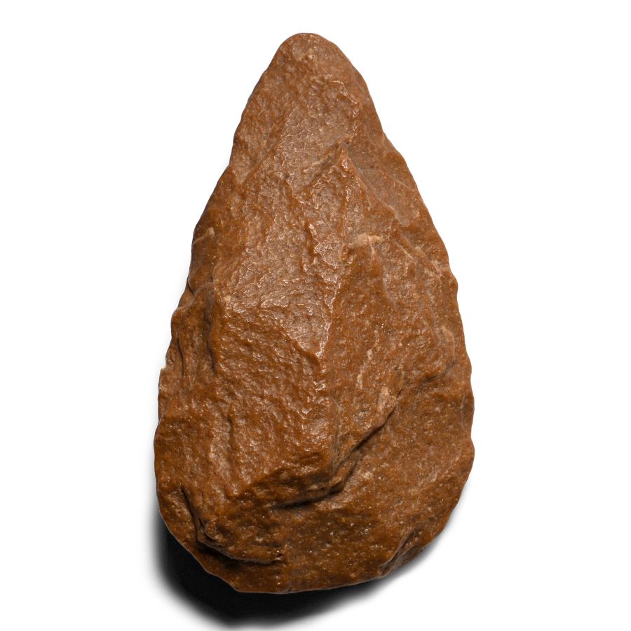 African Homo Erectus Stone Age Knapped Handaxe
