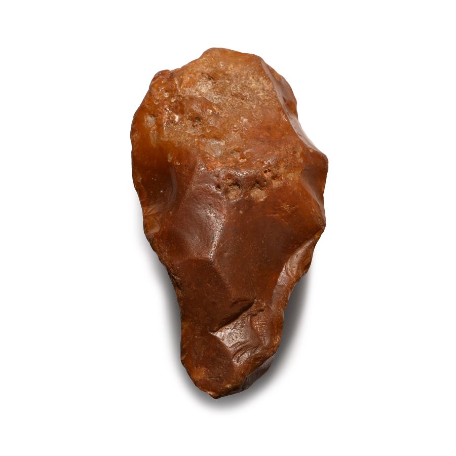 Aisne French Stone Age Knapped Handaxe