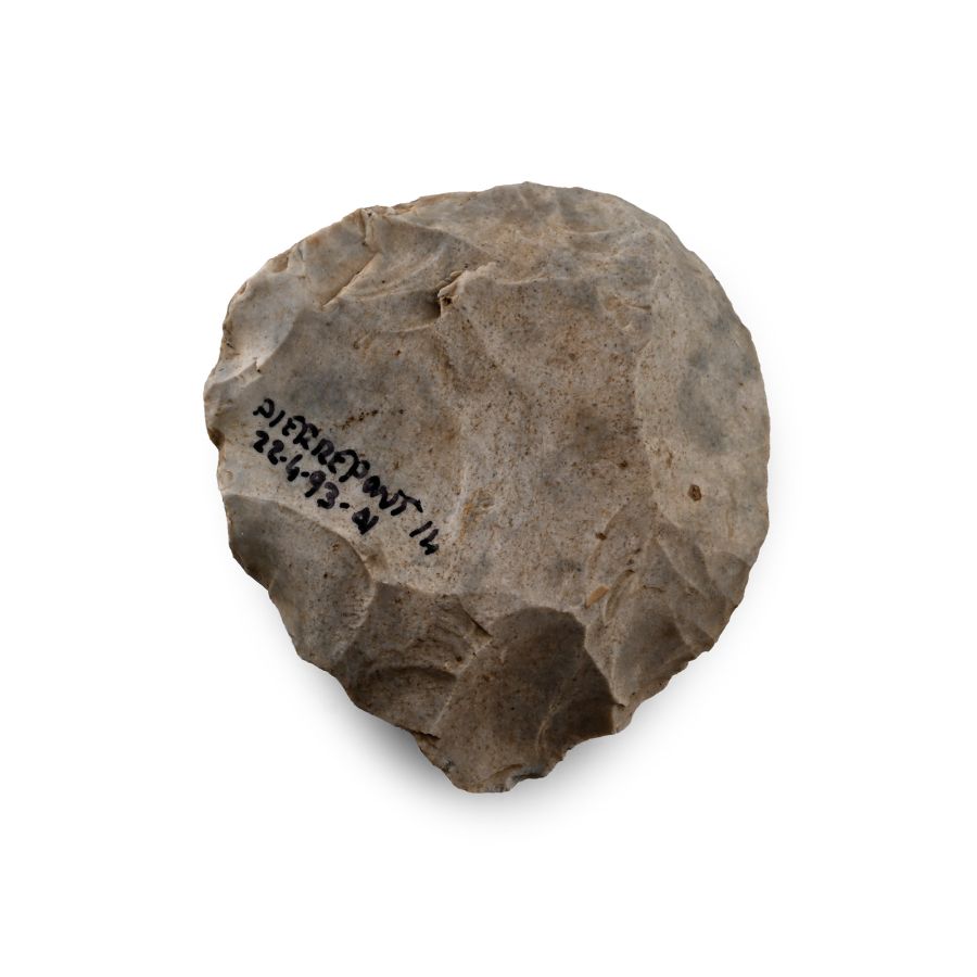 Pierrepont French Stone Age Neanderthal Knapped Flint Handaxe