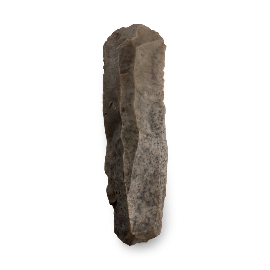 Le Groze French Very Long Stone Age Double Ended Crested Blade Scraper