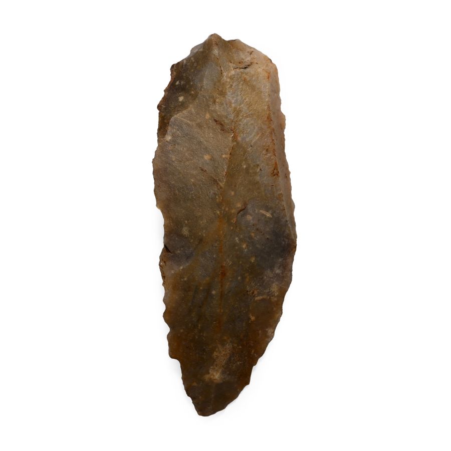 Gran Pressigny French Stone Age Knapped Long Blade Knife