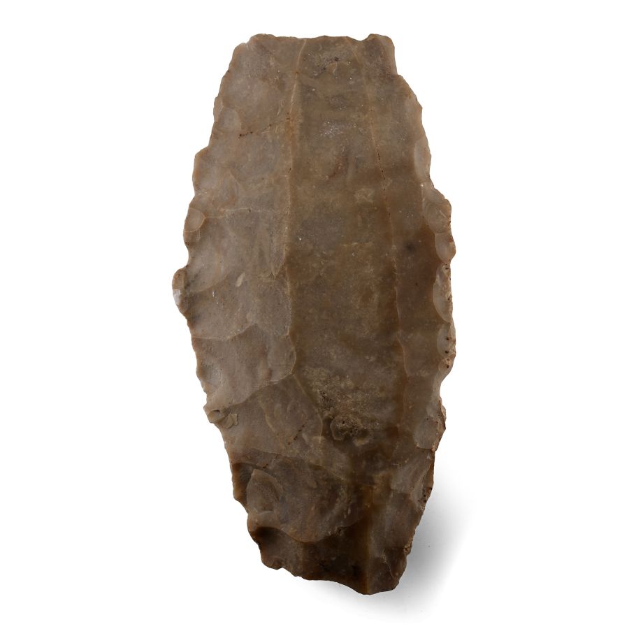 Huge Gran Pressigny French Stone Age Livre de Beurre Knapped Core