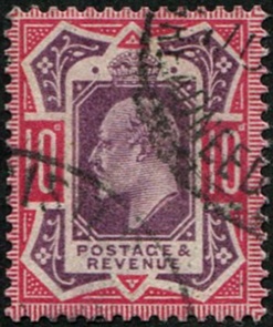 10d SG 254(3) 'CARMINE-PINK' VFU