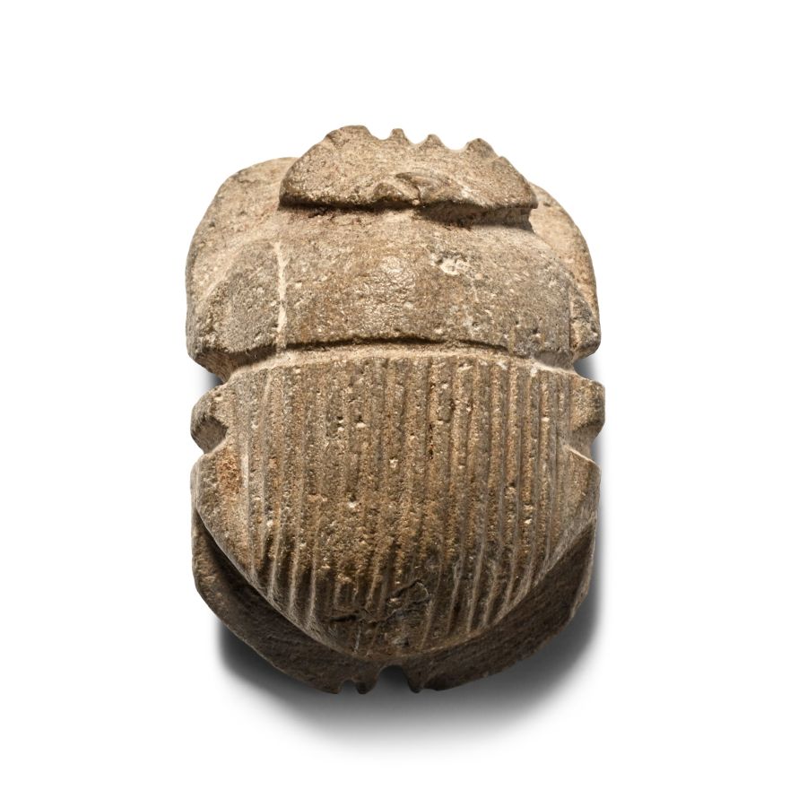 Large Egyptian Stone Scarab