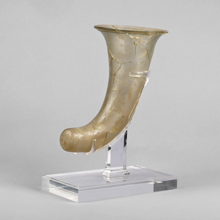 Very Large Parthian Glass Rhyton