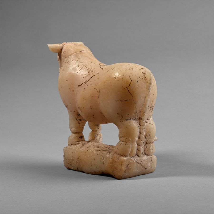 Western Asiatic Alabaster Standing Bull