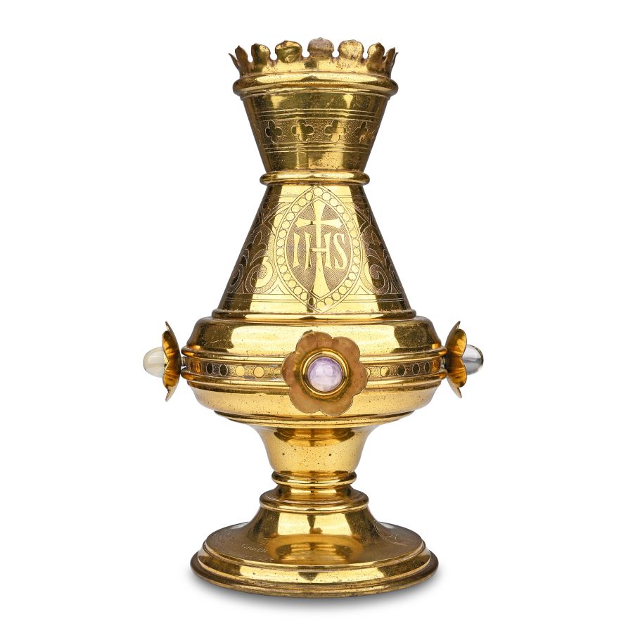 Large Jewelled Brass Thurible from West St. Giles Parish Church