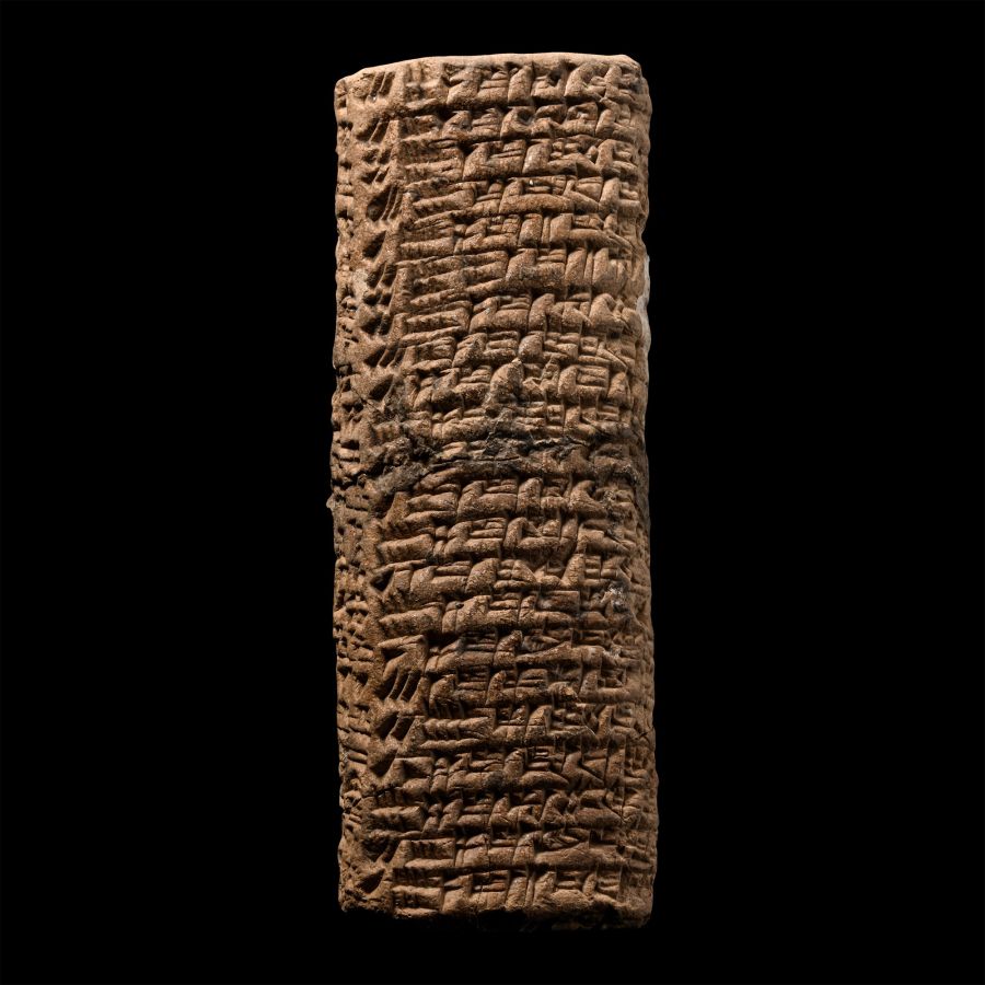 Old Babylonian Terracotta Cuneiform Tablet, an Administrative Document