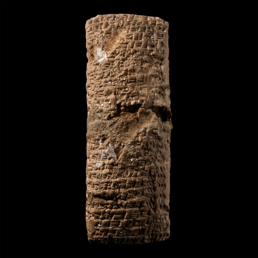 Old Babylonian Terracotta Cuneiform Tablet, an Administrative Document