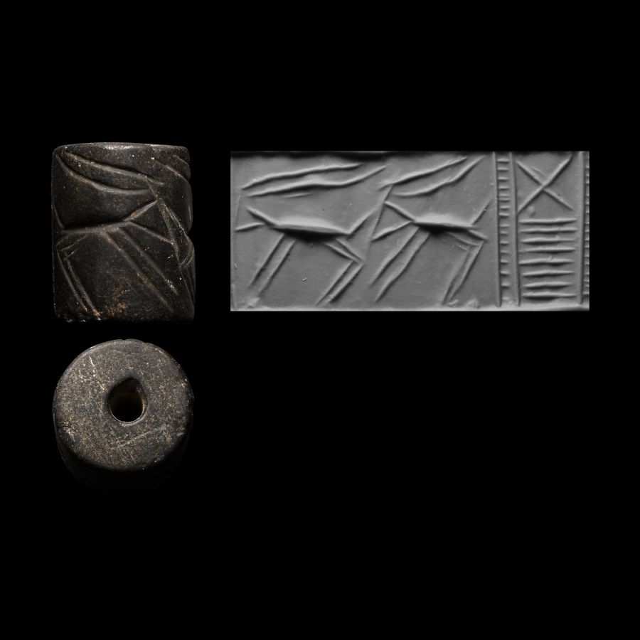 Jemdet Nasr Type Cylinder Seal with Animals