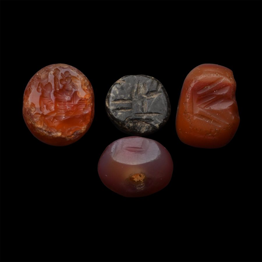 Sasanian Stone Stamp Seal Collection