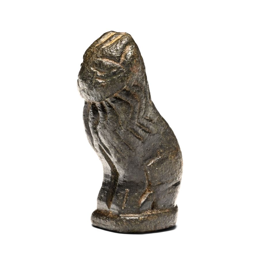 Medieval Seated Heraldic Lion Statuette