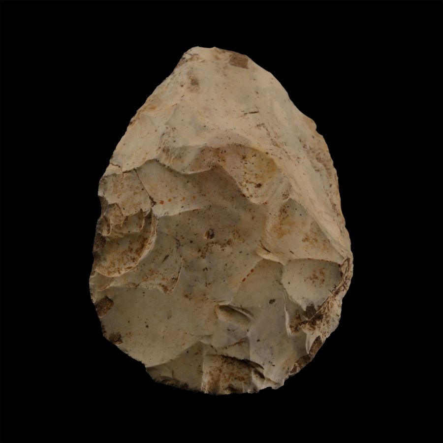 Norfolk Stone Age Knapped Ovate Flint Handaxe