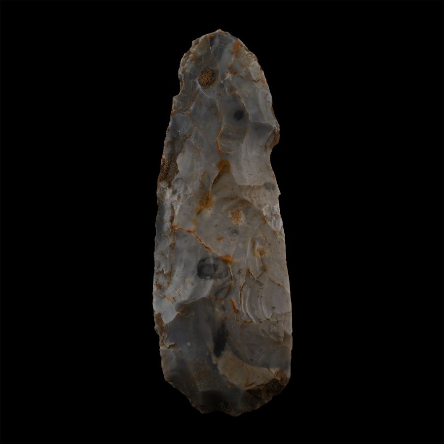 Norfolk Stone Age Knapped Flint Axehead