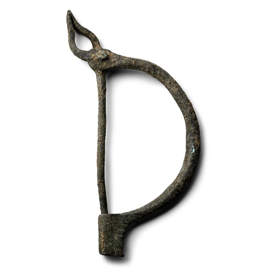 Roman Bronze Pincer Bow Brooch