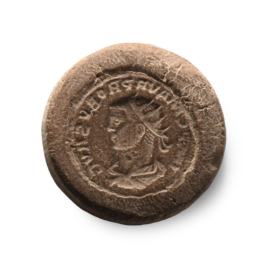 Roman Terracotta Coin Forger's Mould
