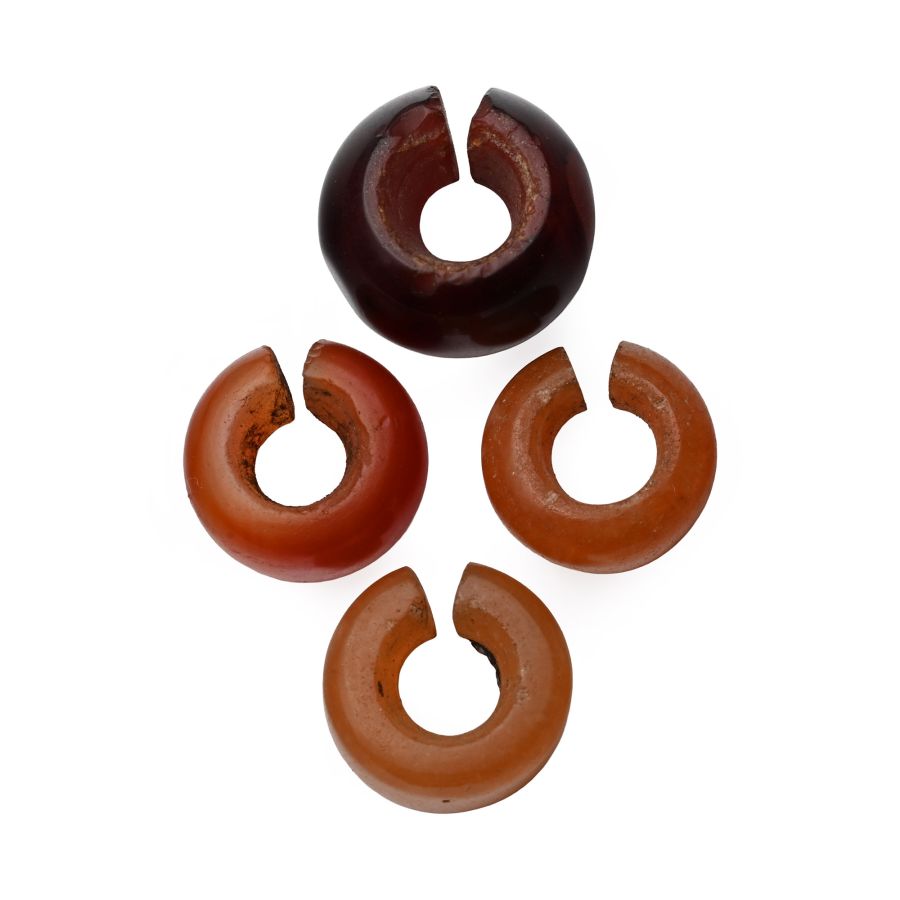 Egyptian Carnelian Hair Ring Collection