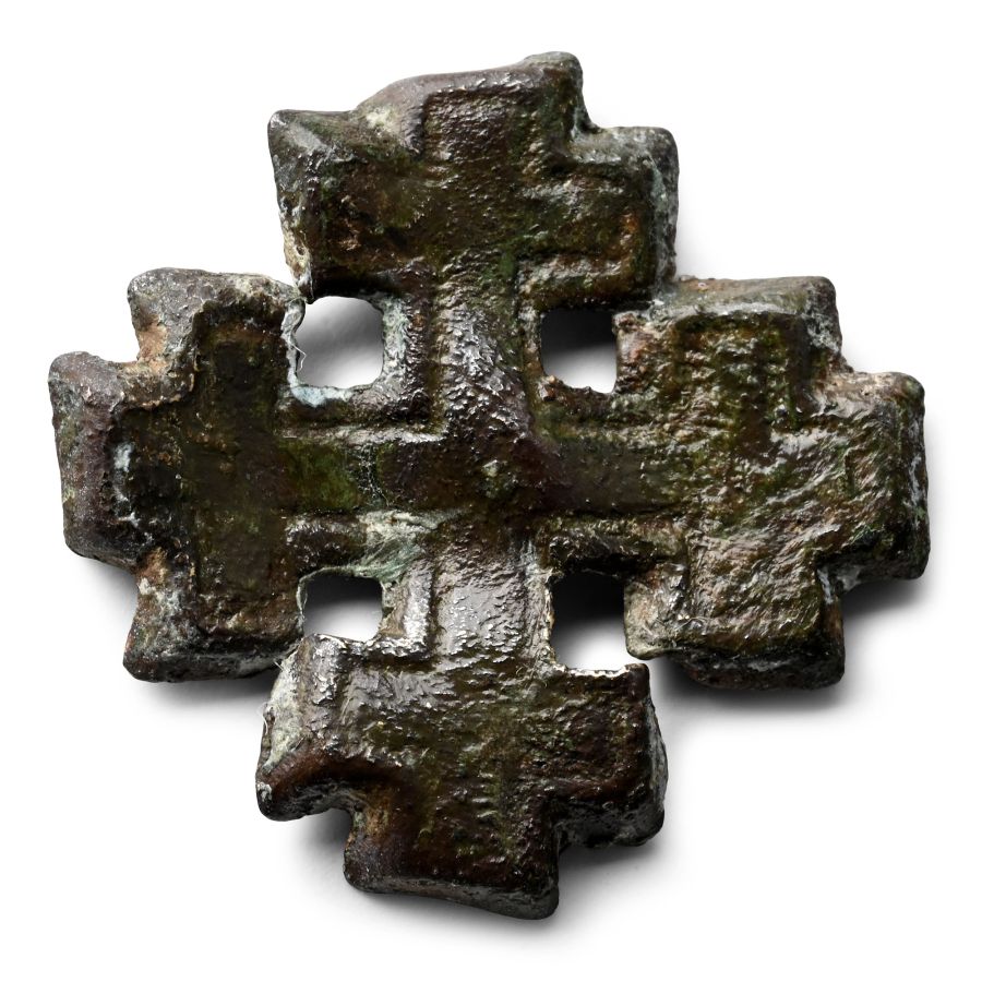 Medieval Bronze Knight's Holy Sepulchre Badge