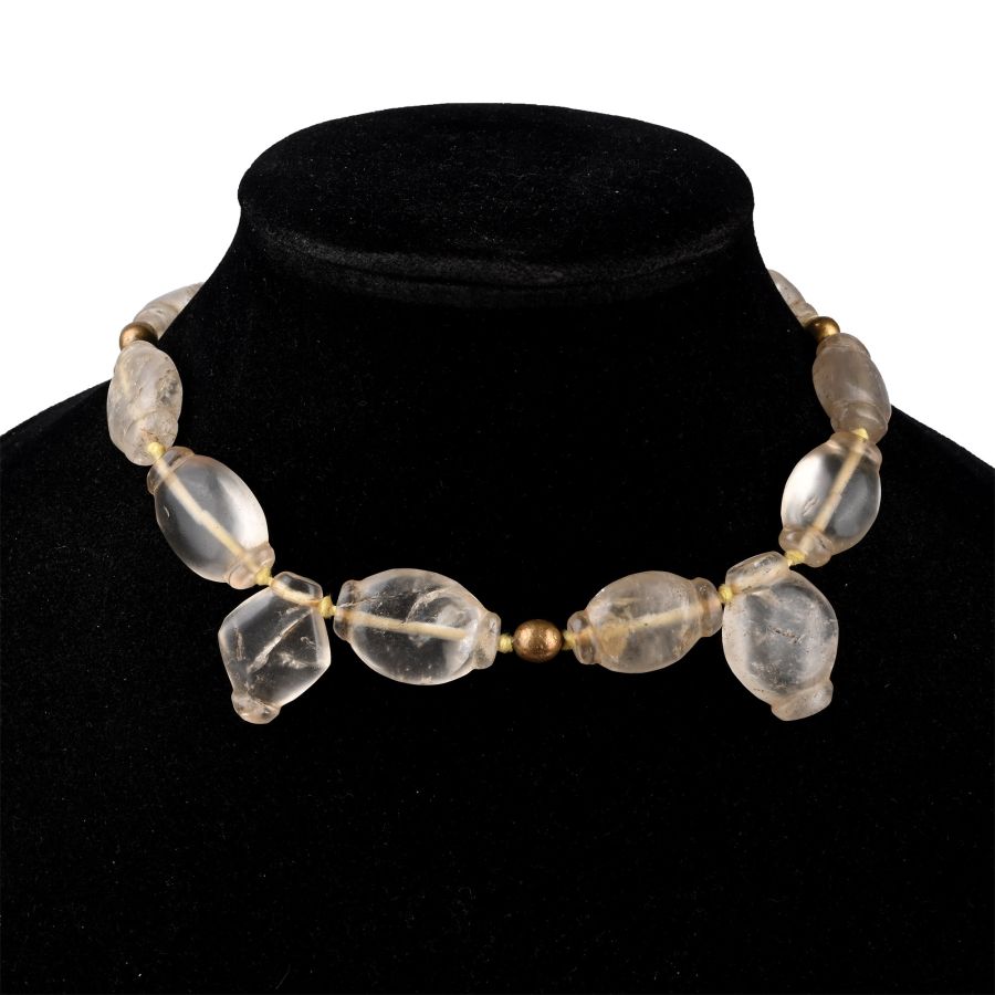 Fatimid Rock Crystal Bead Necklace