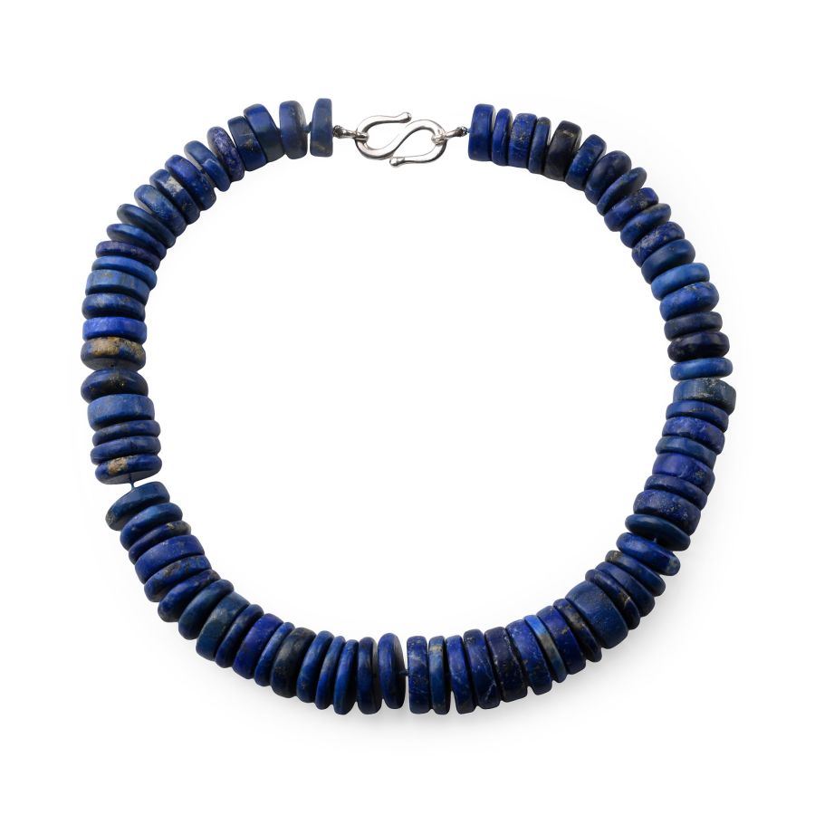 Post Medieval Lapis Lazuli Bead Necklace
