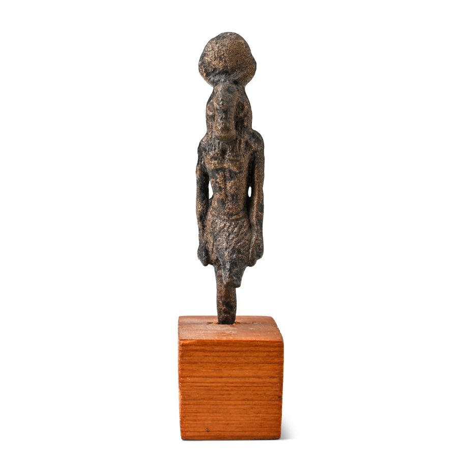 Egyptian Bronze Figure of the God Thoth