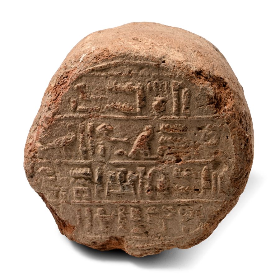 Egyptian Terracotta Funerary Cone of Montuemhat