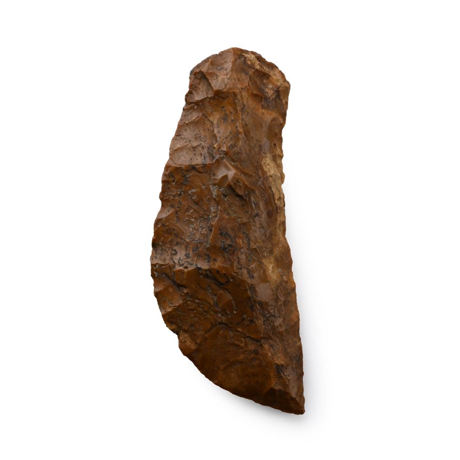 Egyptian Stone Age Knapped Curved Knife Blade from Thebes