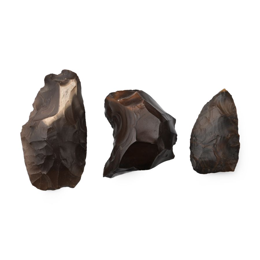 Egyptian Stone Age Knapped Tool Group from Thebes