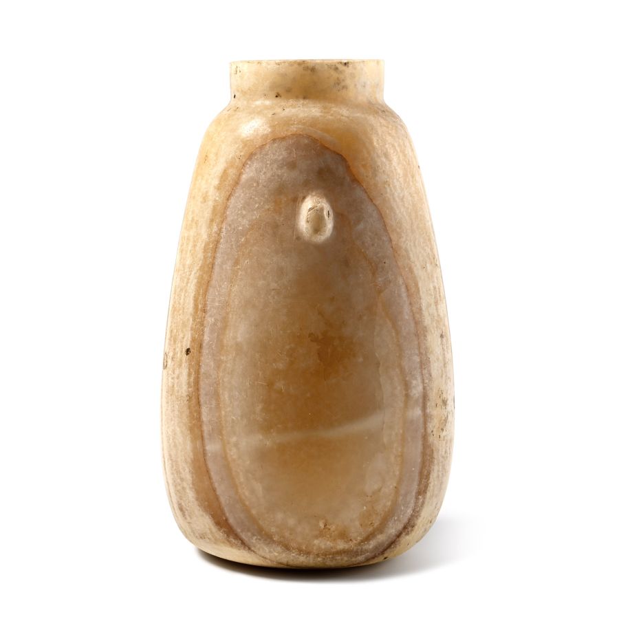 Large Egyptian Alabaster Alabastron