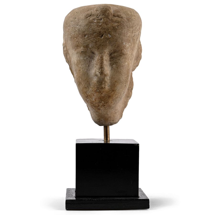 Egyptian Limestone Sculptor's Model