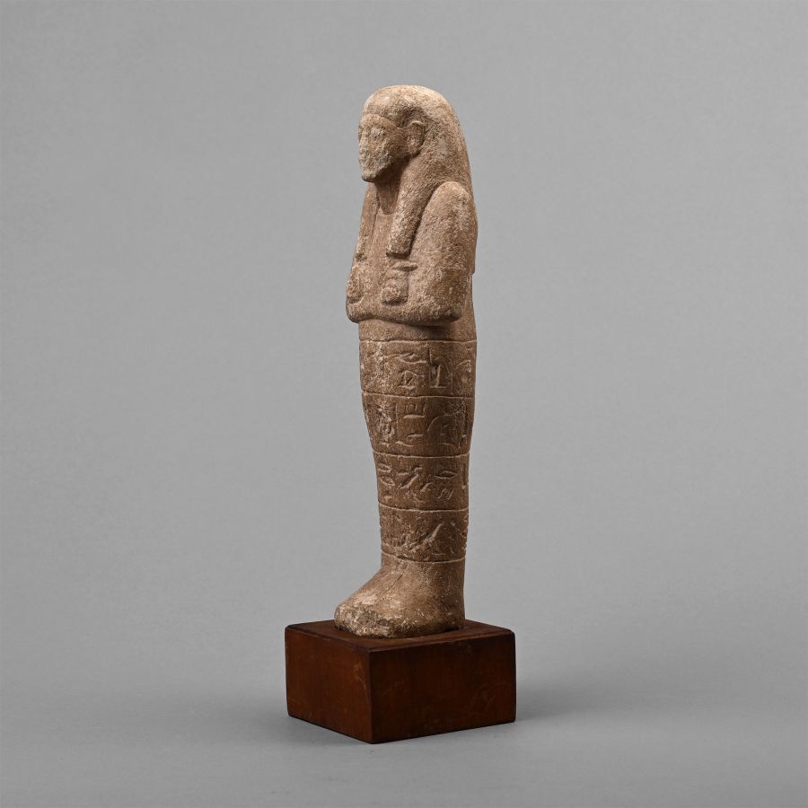 Egyptian Limestone Shabti of Neferrenpet