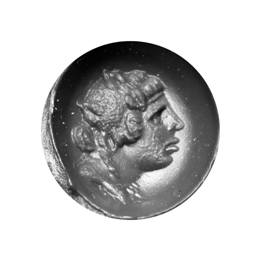 Greek Agate Gemstone with Maenad