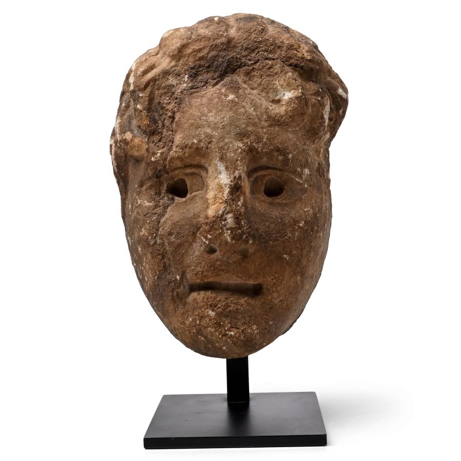 Roman Marble Youth in Relief