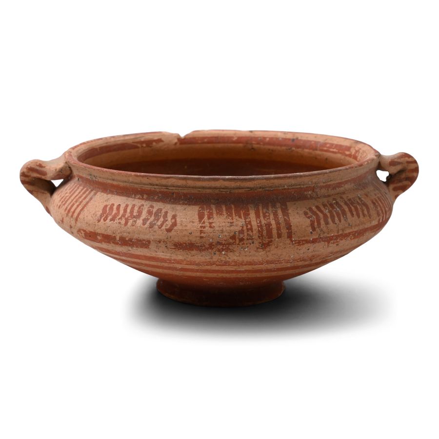 Etruscan Biconical Bowl with Handles