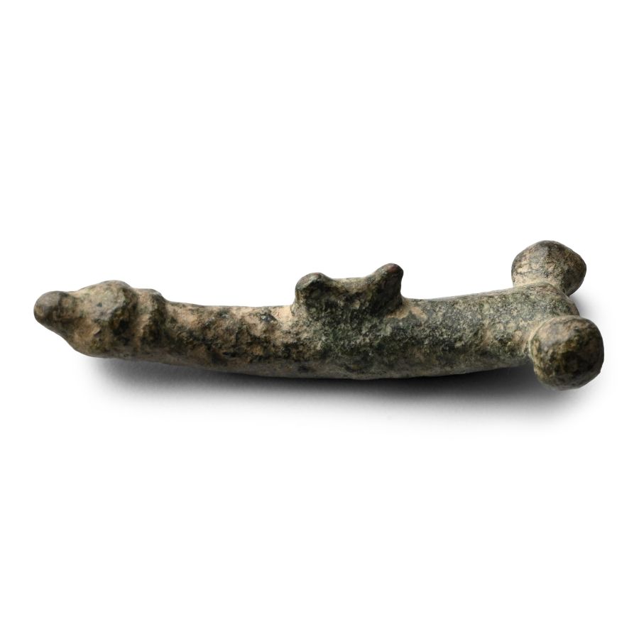 Roman Bronze Phallic Pendant