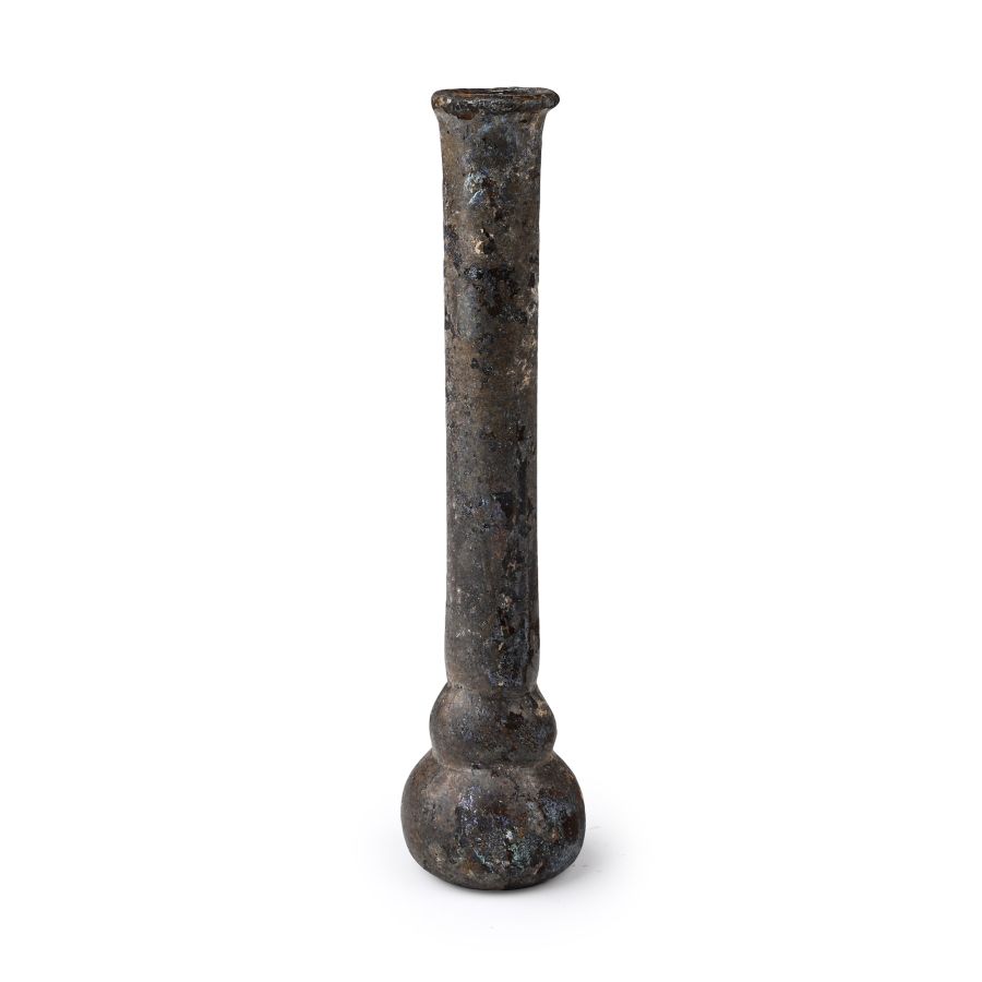 Roman Iridescent Glass Vial