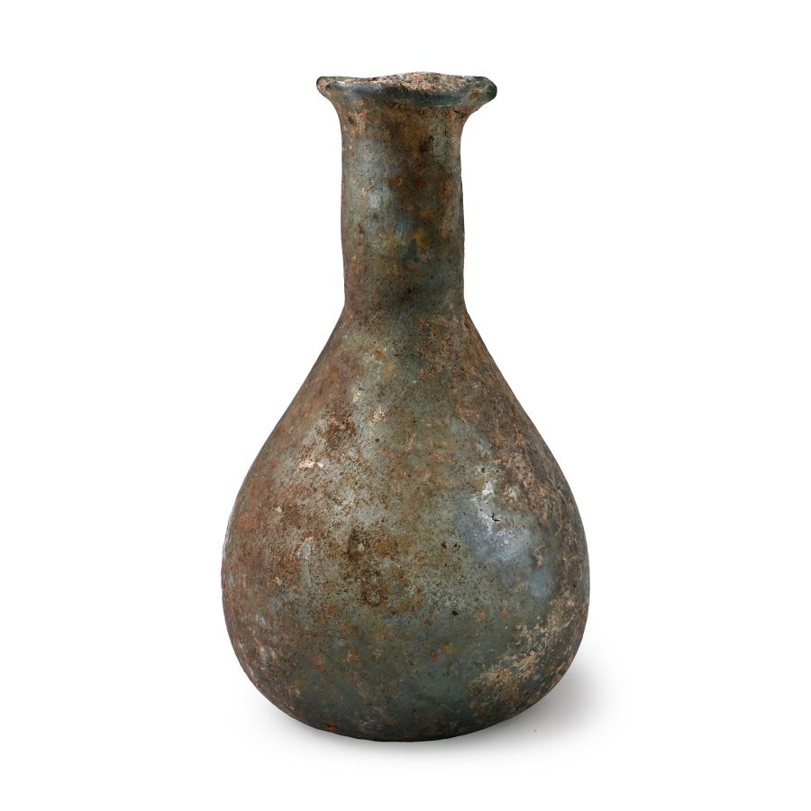 Roman Green Glass Vessel