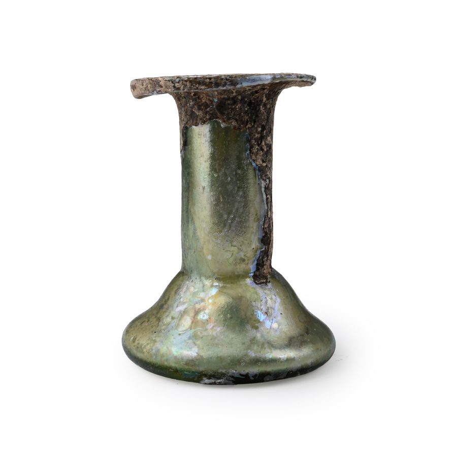 Roman Iridescent Glass Vessel