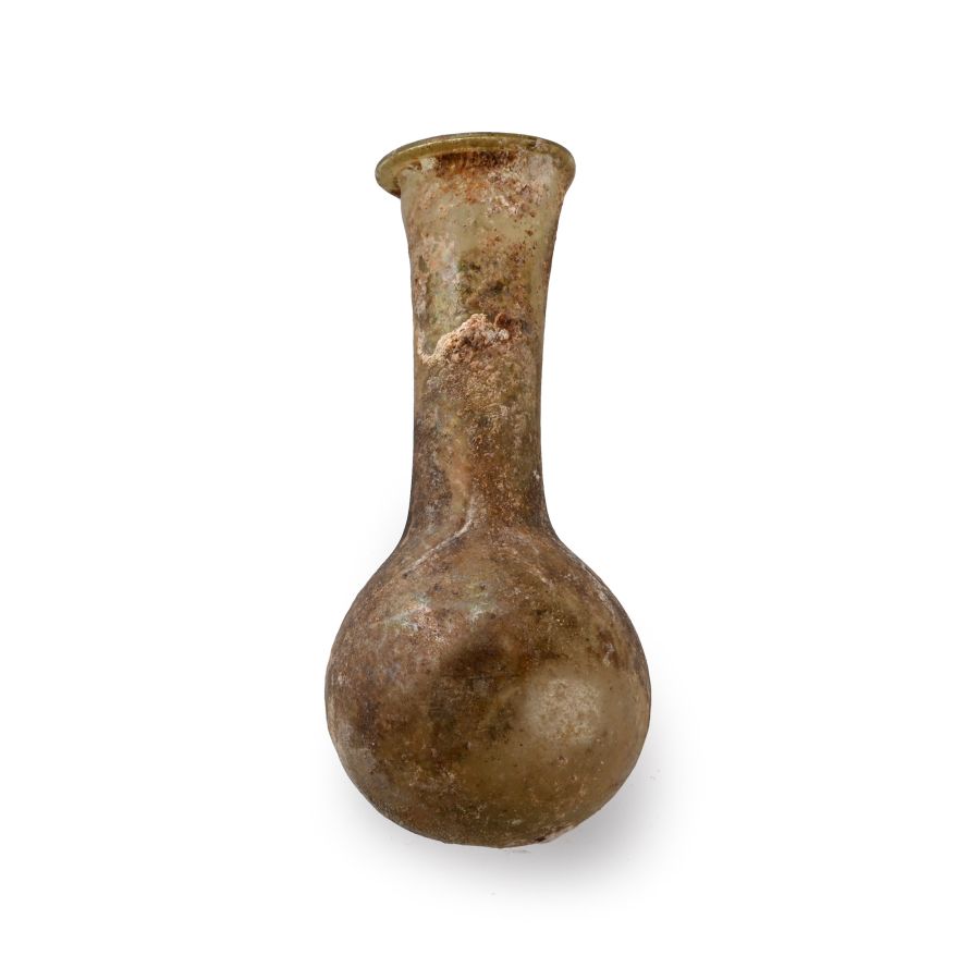 Roman Green Glass Vessel