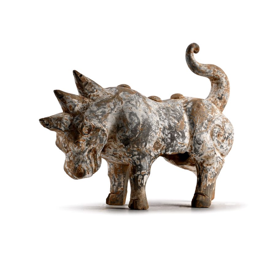 Chinese Western Jin Terracotta Mythical Beast