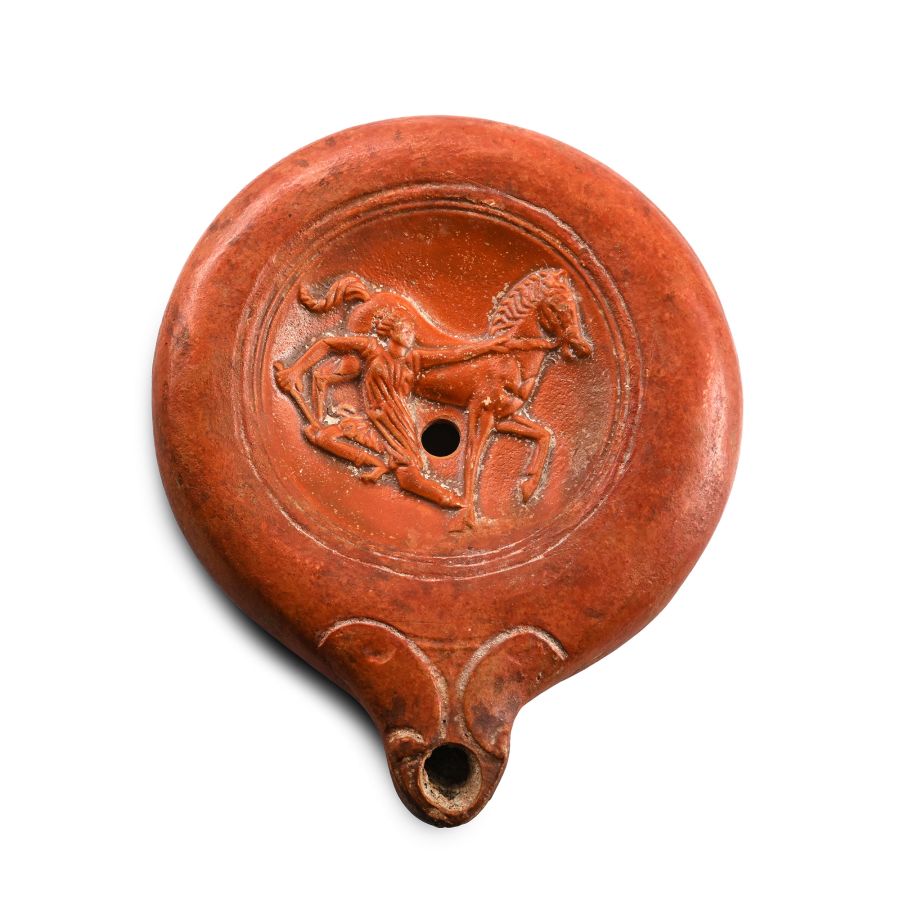 Grand Tour Terracotta Oil Lamp