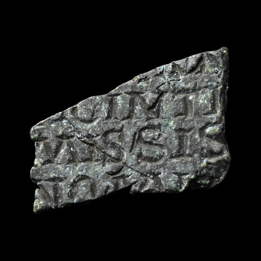 Roman Bronze Military Diploma Fragment