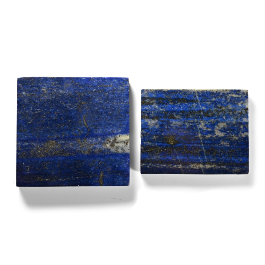 Cut and Polished Lapis Lazuli Panel Pair