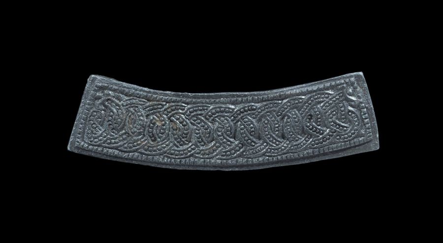 Anglo-Saxon Bronze Interlaced Dragons Pressblech Die