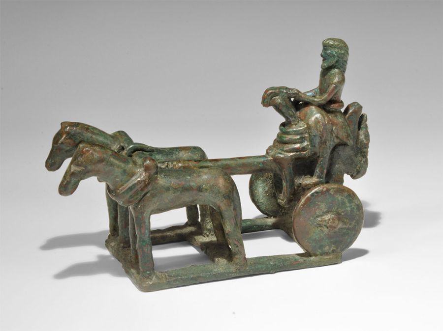Western Asiatic Bronze Chariot Hunter