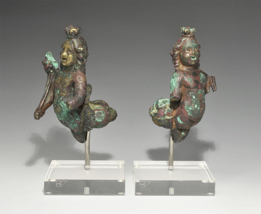 Roman Pair of Chariot Decorations