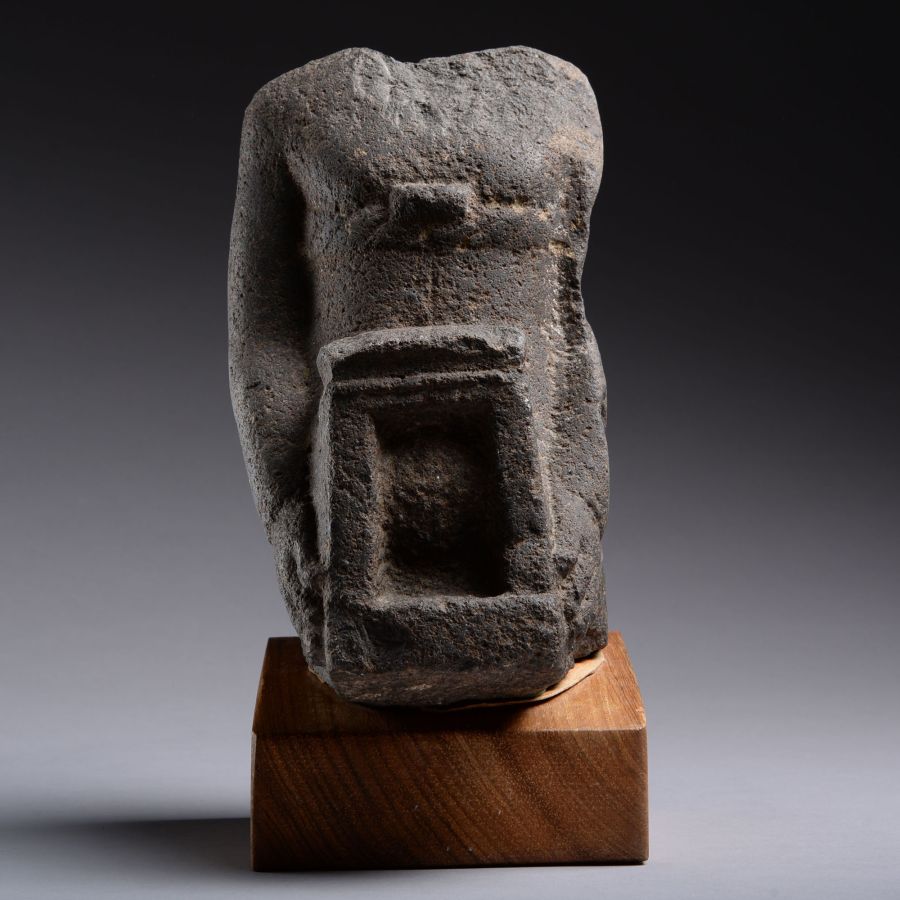 Egyptian Basalt Torso of Naophorous